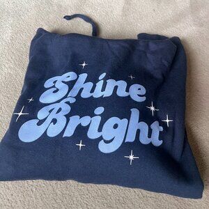 NWT SubUrban Riot "Shine Bright" blue hoodie